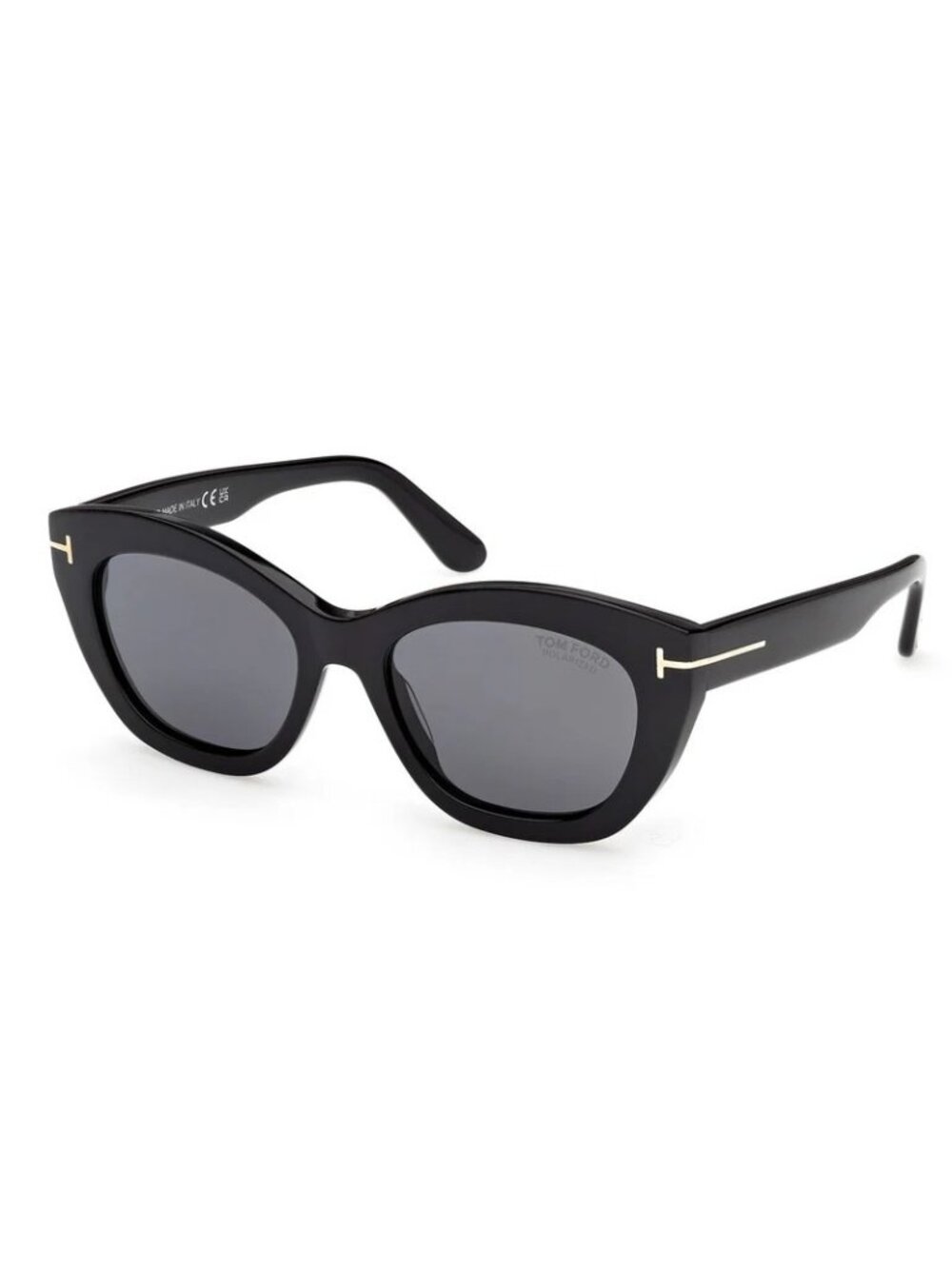 NEW TOM FORD SUNGLASSES LINDA-02 TF1285 01D WOMEN BLACK/GRAY POLARIZED FT1285